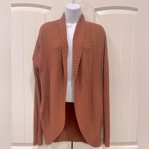 Burnt orange Pink Clover cardigan